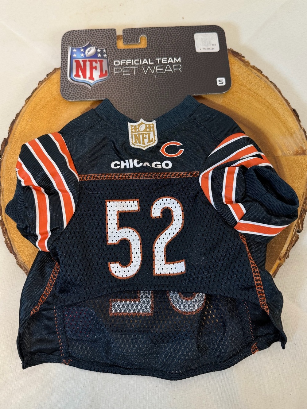 Pets First Khalil Mack NFL Chicago Bears #52 Pet Jersey Size Small 9”-12”